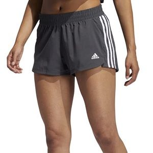 (1721) adidas Women's Pacer 3-Stripes Woven Shorts NWT M